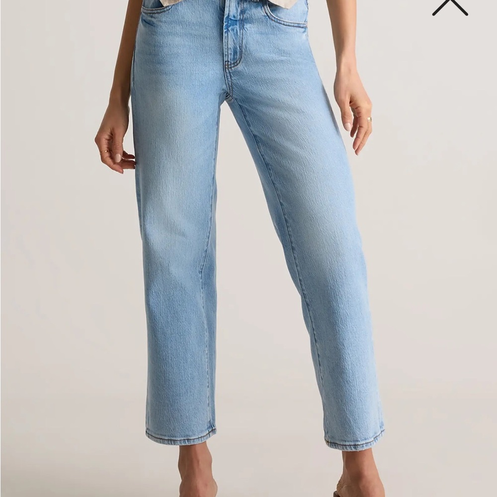 Quince Light Blue Bella straight leg